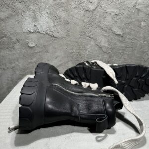 RICK OWENS JUMBO LACE BOZO TRACTOR BOOTS - DY022