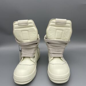 RICK OWENS LIDO GEOBASKET JUMBO LACED SNEAKERS - DY024