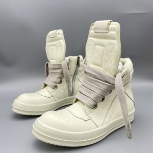 RICK OWENS LIDO GEOBASKET JUMBO LACED SNEAKERS - DY024