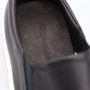 RICK OWENS LOW LEATHER BOAT SNEAKERS - DY033