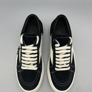 RICK OWENS PORTERVILLE BLACK VINTAGE SNEAKERS - DY008