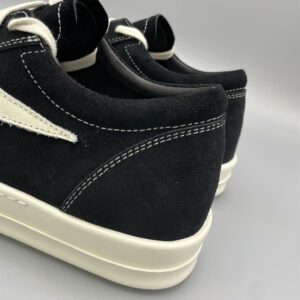 RICK OWENS PORTERVILLE BLACK VINTAGE SNEAKERS - DY008