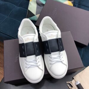 VALENTINO CALFSKIN OPEN SNEAKER - TM034