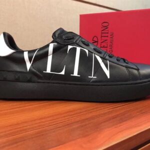 VALENTINO OPEN SNEAKER WITH VLTN PRINT - TM032