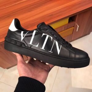 VALENTINO OPEN SNEAKER WITH VLTN PRINT - TM032