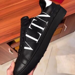 VALENTINO OPEN SNEAKER WITH VLTN PRINT - TM032