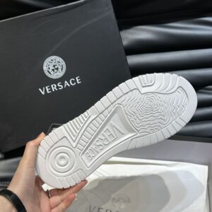 VERSACE METALLIC GRECA ODISSEA SNEAKERS SILVER - UH005