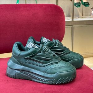 VERSACE ODISSEA GREEN TRAINER SNEAKERS - UH038