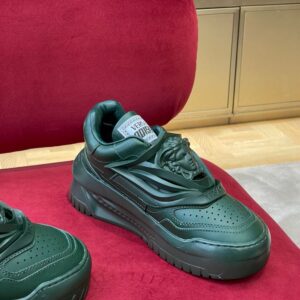 VERSACE ODISSEA GREEN TRAINER SNEAKERS - UH038