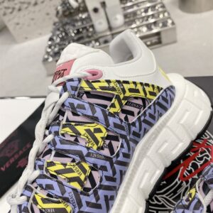 VERSACE TRIGRECA SNEAKERS TRAINER WHITE - UH026