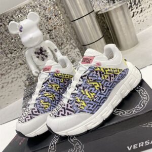 VERSACE TRIGRECA SNEAKERS TRAINER WHITE - UH026