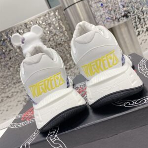 VERSACE TRIGRECA SNEAKERS TRAINER WHITE - UH026