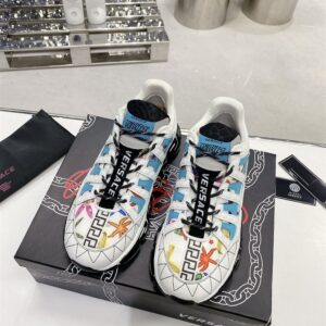 VERSACE TRIGRECA TRESOR DE LA MER PRINT SNEAKERS - UH031