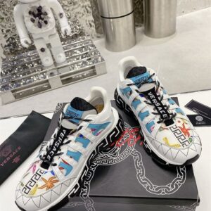 VERSACE TRIGRECA TRESOR DE LA MER PRINT SNEAKERS - UH031