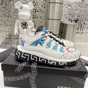 VERSACE TRIGRECA TRESOR DE LA MER PRINT SNEAKERS - UH031